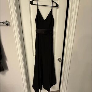 Vera Wang Black Asymmetrical Dress